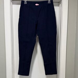 Lilly Pulitzer navy travel pants